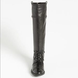 SAM EDELMAN PERRON black leather tall boots Sz 10